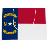 Flag North Carolina Große Geschenktüte (Vorderseite)