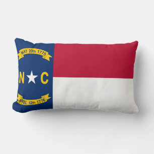 Flag North Carolina Lendenkissen