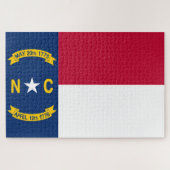 Flag North Carolina Puzzle (Horizontal)