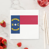 Flag North Carolina Serviette (Beispiel)