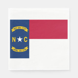 Flag North Carolina Serviette