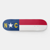 Flag North Carolina Skateboard (Horizontal)