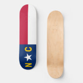 Flag North Carolina Skateboard (Vorderseite)
