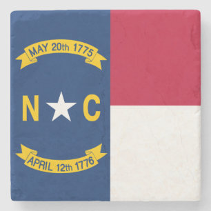 Flag North Carolina Steinuntersetzer