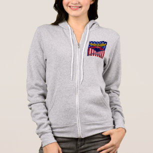 Flag North Carolina USA Hoodie