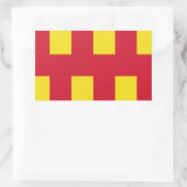 Flag Northumberland Square Sticker (Tasche)
