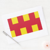 Flag Northumberland Square Sticker (Umschlag)