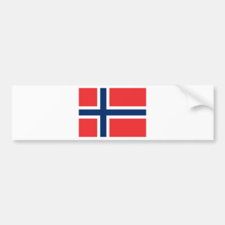 Flag Norwegen Autoaufkleber