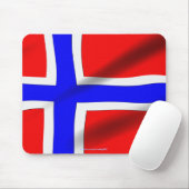 Flag Norwegen Patriotic World Flags Mousepad (Mit Mouse)