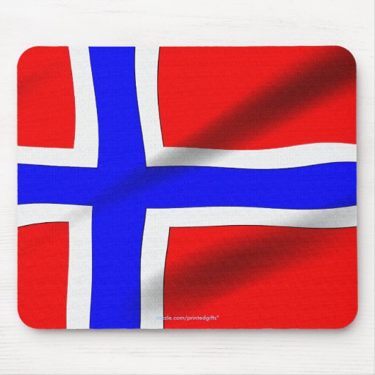 Flag Norwegen Patriotic World Flags Mousepad (Vorne)