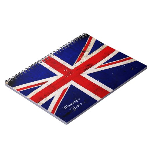 Flag-Notebook mit personalisierter Gewerkschaft Notizblock (Linke Seite)