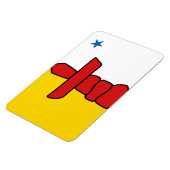 Flag NUNAVUT Magnet (Linke Seite)