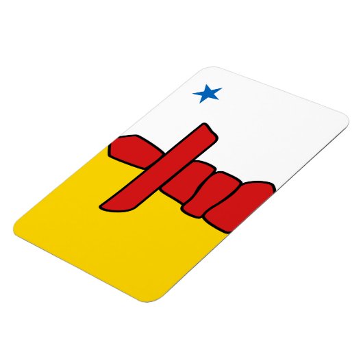 Flag NUNAVUT Magnet (Linke Seite)