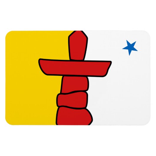 Flag NUNAVUT Magnet (Horizontal)