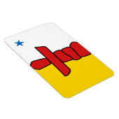 Flag NUNAVUT Magnet (Rechte Seite)