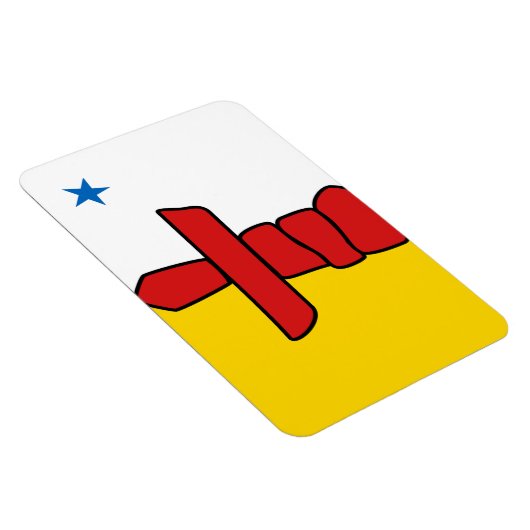 Flag NUNAVUT Magnet (Rechte Seite)