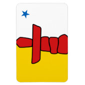 Flag NUNAVUT Magnet (Vertikal)