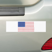 FLAG-O-SLEDS-Sno-Crosseps Autoaufkleber (Auf Auto)