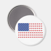 FLAG-O-SLEDS-Sno-Crosseps Magnet (Vorderseite/Rückseite)