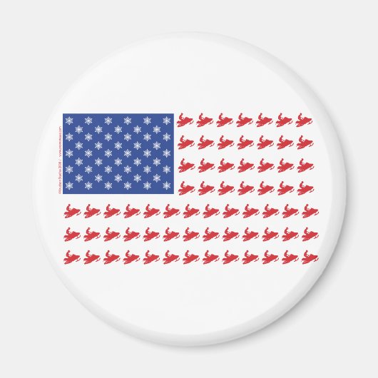 FLAG-O-SLEDS-Sno-Crosseps Magnet (Vorne)