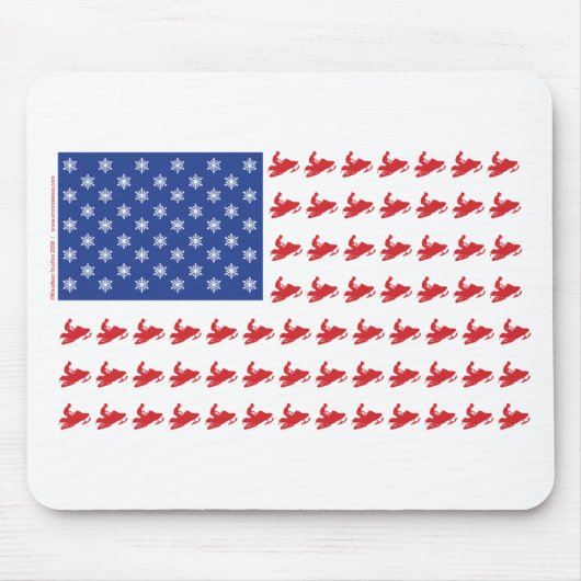 FLAG-O-SLEDS-Sno-Crosseps Mousepad (Vorne)