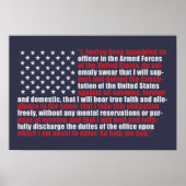 Flag Oath Commission Poster (Vorne)