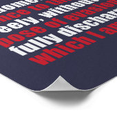 Flag Oath Commission Poster (Ecke)