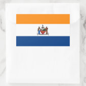 Flag of Albany, New York Rechteckiger Aufkleber (Tasche)