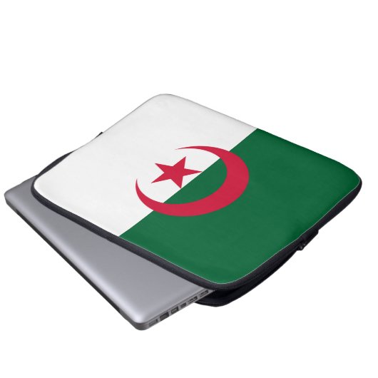 Flag of Algeria Laptop Laptopschutzhülle (Vorne Knopf)