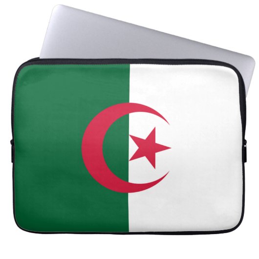 Flag of Algeria Laptop Laptopschutzhülle (Vorderseite)