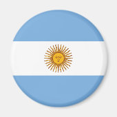 Flag of Argentina - Bandera Magnet (Vorne)