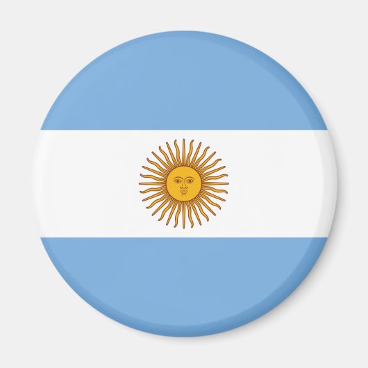 Flag of Argentina - Bandera Magnet (Vorne)