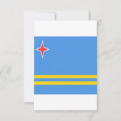 Flag Of Aruba Save The Date (Vorderseite)