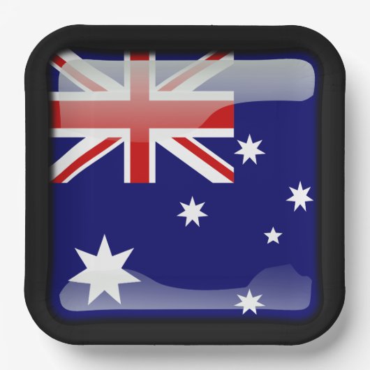 Flag_of_Australia Pappteller (Vorderseite)