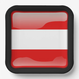 Flag_of_Austria Pappteller