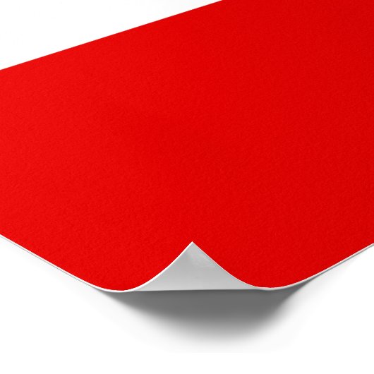 Flag of Austria Poster (Ecke)