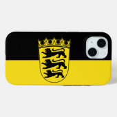 Flag of Baden-Württemberg Case-Mate iPhone Hülle (Rückseite (Horizontal))