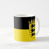 Flag of Baden-Württemberg Coffee Mug Kaffeetasse (VorderseiteRechts)