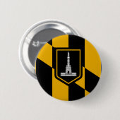 Flag of Baltimore Button (Vorne & Hinten)