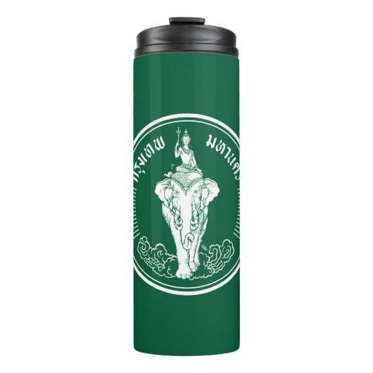 Flag of Bangkok, Thailand Thermal Tumbler Thermosbecher (Vorderseite)