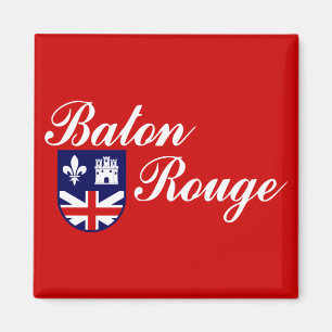 Flag of Baton Rouge (Louisiana) Magnet