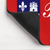 Flag of Baton Rouge, Louisiana Mouse Pad Mousepad (Ecke)