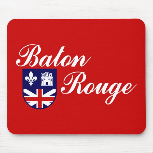 Flag of Baton Rouge, Louisiana Mouse Pad Mousepad (Vorne)