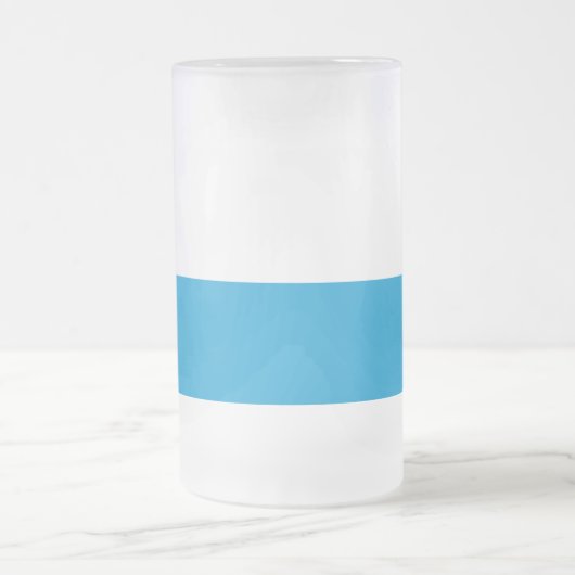 Flag of Bavaria Frosted Glass Beer Mug Mattglas Bierglas (Mittel)