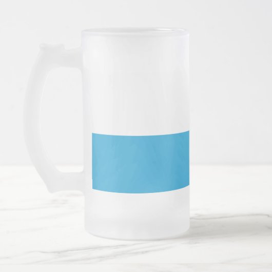 Flag of Bavaria Frosted Glass Beer Mug Mattglas Bierglas (Links)