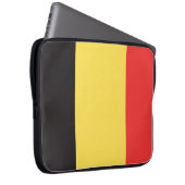 Flag of Belgium Laptopschutzhülle (Vorne Rechts)