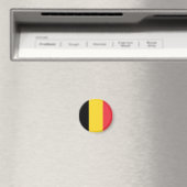 Flag of Belgium Magnet (In Situ (Geschirrspüler))