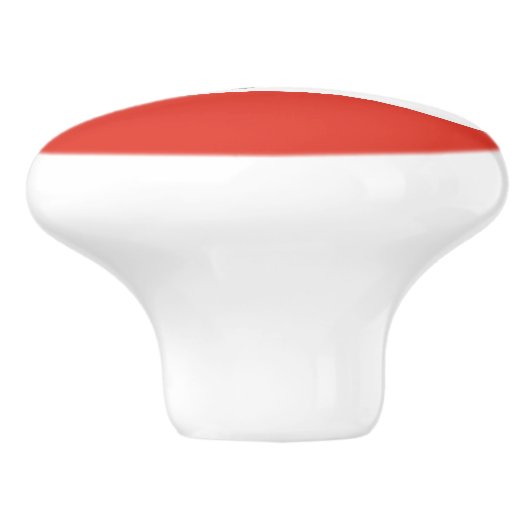 Flag of Berlin Ceramic Knob Keramikknauf (Seitenansicht)