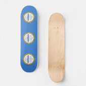 Flag of Boston, Massachusetts Skateboard (Vorderseite)