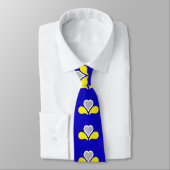 Flag of Brussels, Belgium Neck Tie Krawatte (Gebunden)